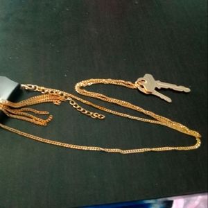 key necklace Earring set